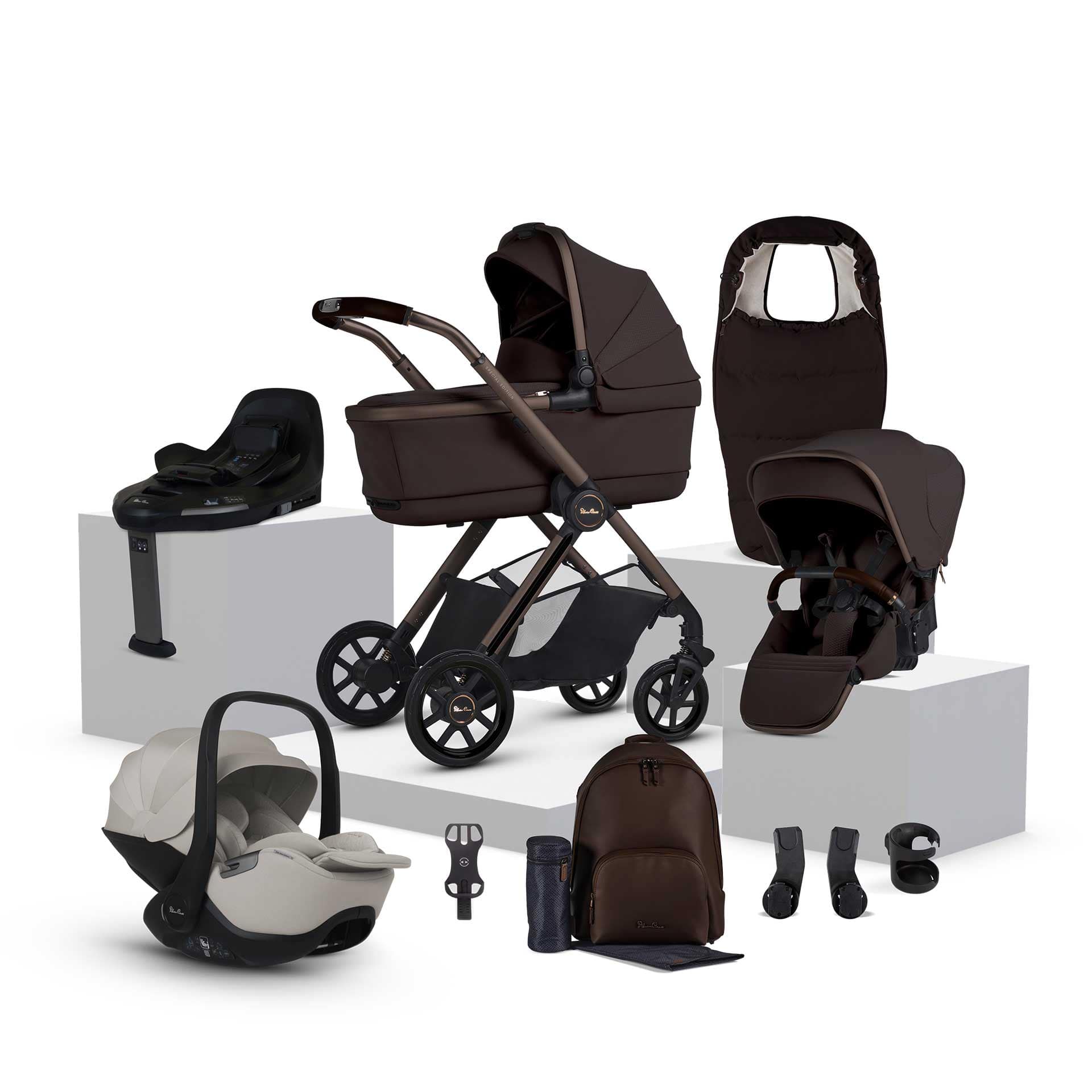 Silver Cross Reef Special Edition Ultimate 360 Bundle - Ganache Travel Systems ISEU.GNB-1 5055836932600