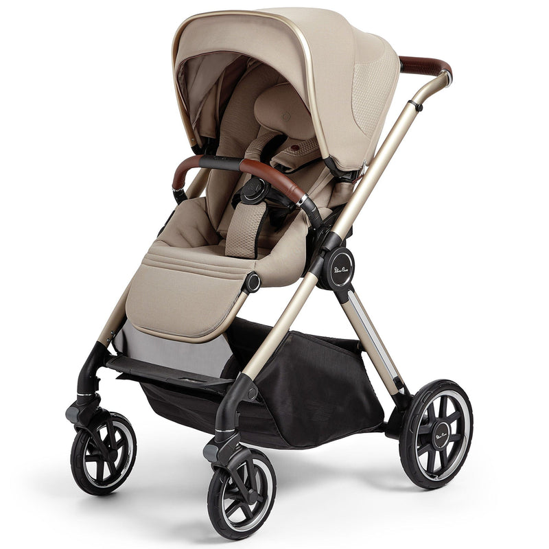 Silver Cross Reef + Travel Pack with First Bed Folding Carrycot - Stone Travel Systems KTRT.ST4 5055836923530