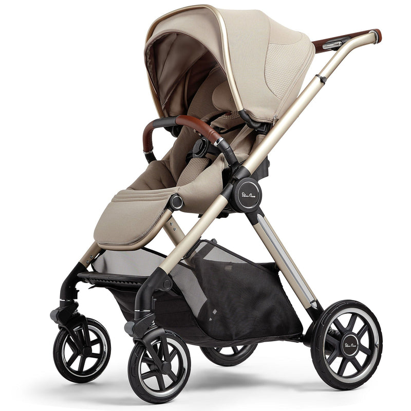 Silver Cross Reef + Ultimate Pack with First Bed Folding Carrycot - Stone Travel Systems KTRU.ST4 5055836923530
