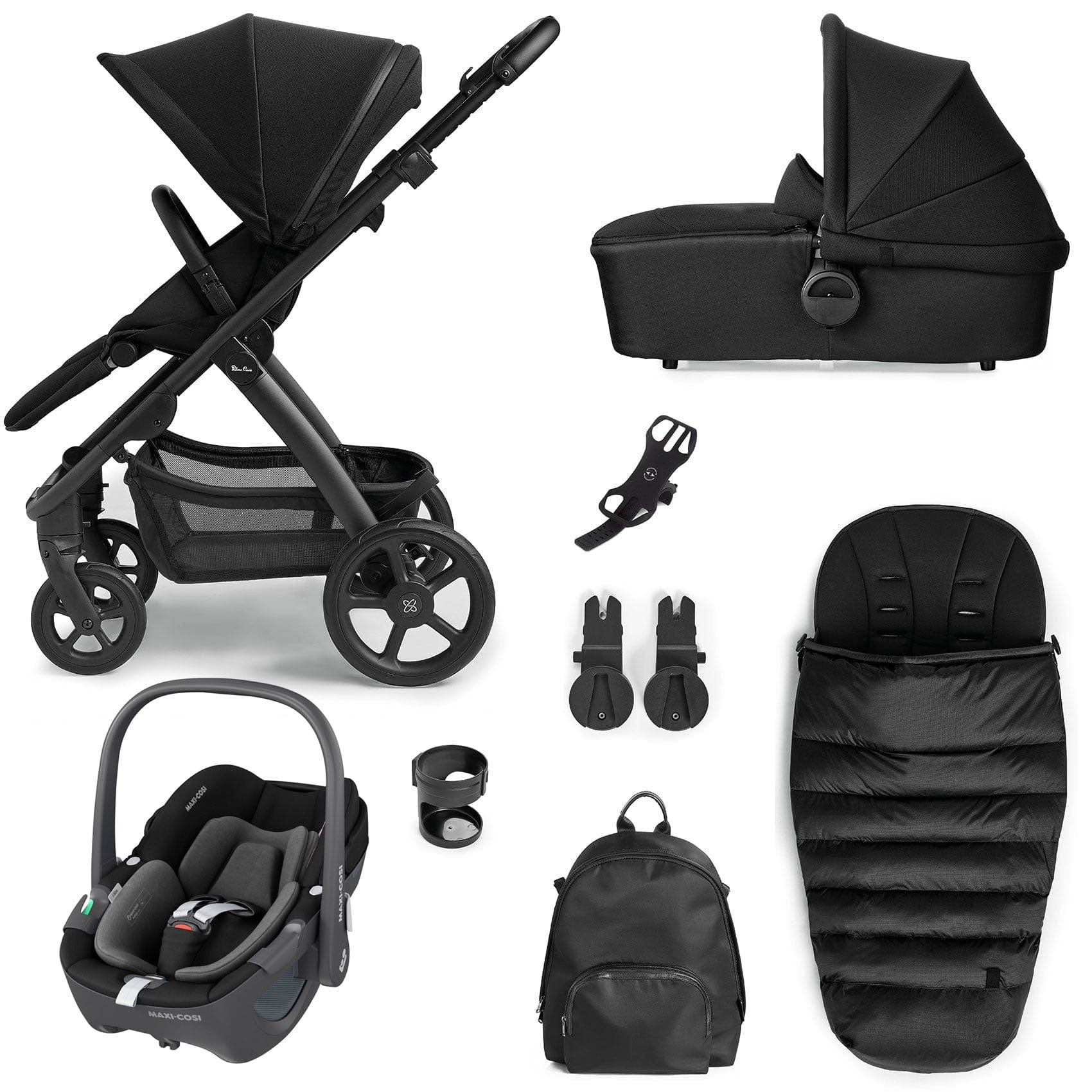 Silver Cross Tide 4 in 1 Travel System Bundle