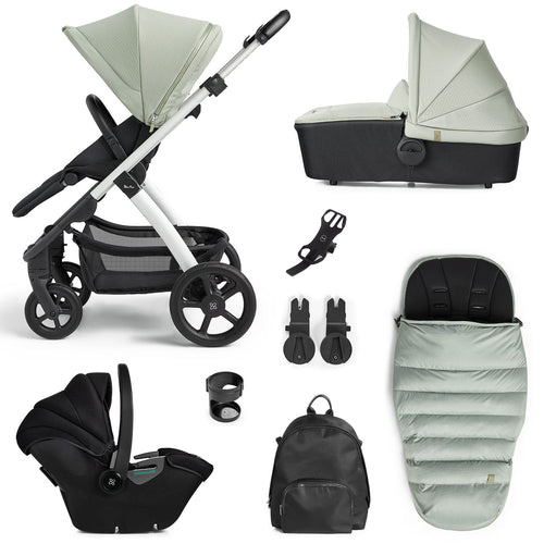 Silver Cross Tide 4 in 1 Bundle in Sage Travel Systems KTTB.SA 5055836926494