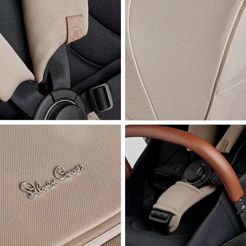 Silver Cross Tide 4 in 1 Bundle in Stone Travel Systems