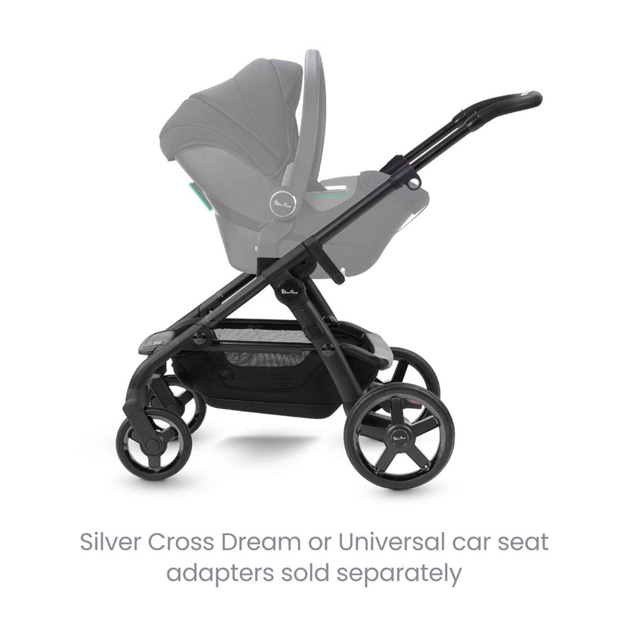 Silver Cross Wave 3 Growing Family Bundle in Onyx Travel Systems 19140-GRF-ONX 5055836924759