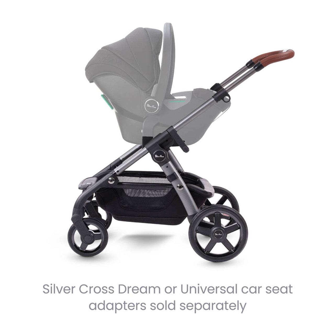 Silver Cross Wave 3 Twin Travel System in Lunar Travel Systems 19144-TWN-LUN 5055836924742