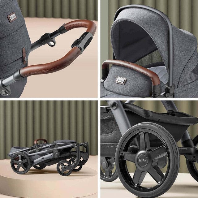 Silver Cross Wave 3 Twin Travel System in Lunar Travel Systems 19144-TWN-LUN 5055836924742