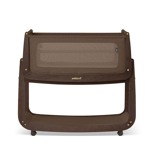 SnuzPod 5 Bedside Crib in Chocolate
