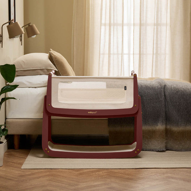 SnuzPod 5 Bedside Crib in Rouge