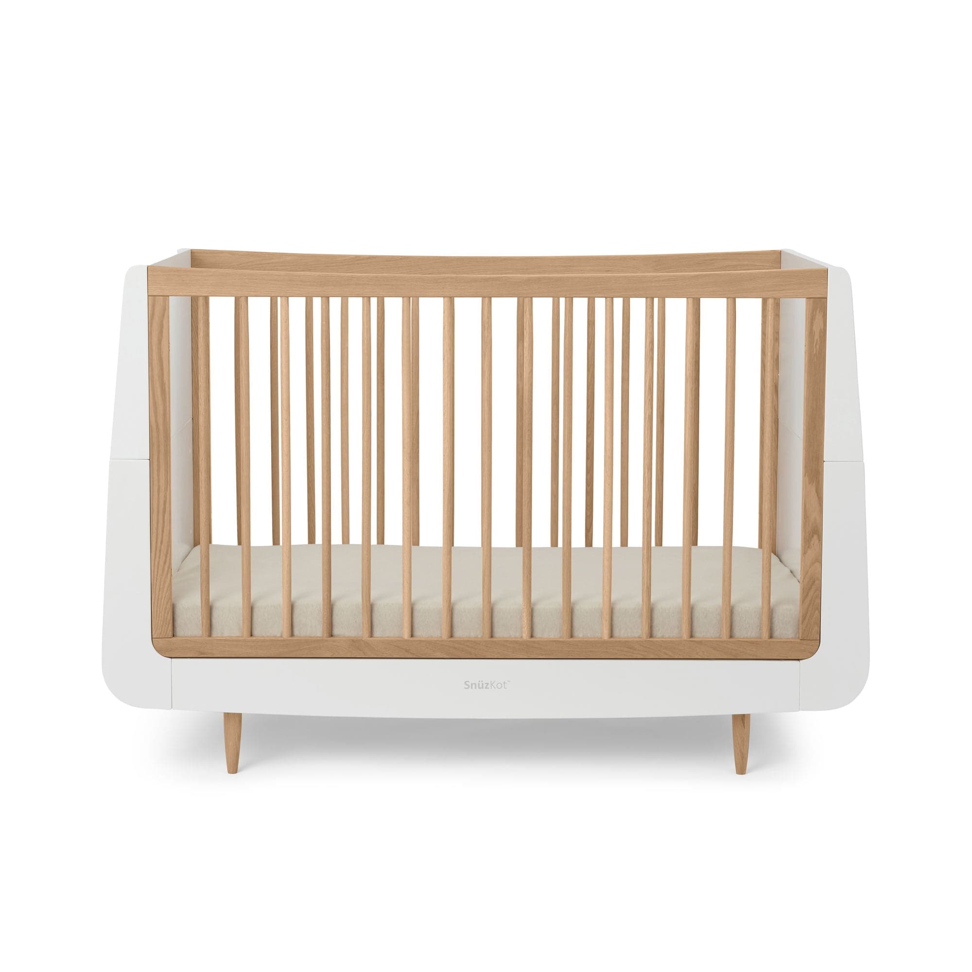 SnüzKot Skandi Cot Bed in Oak Cot Beds FN005NL 5060730245503