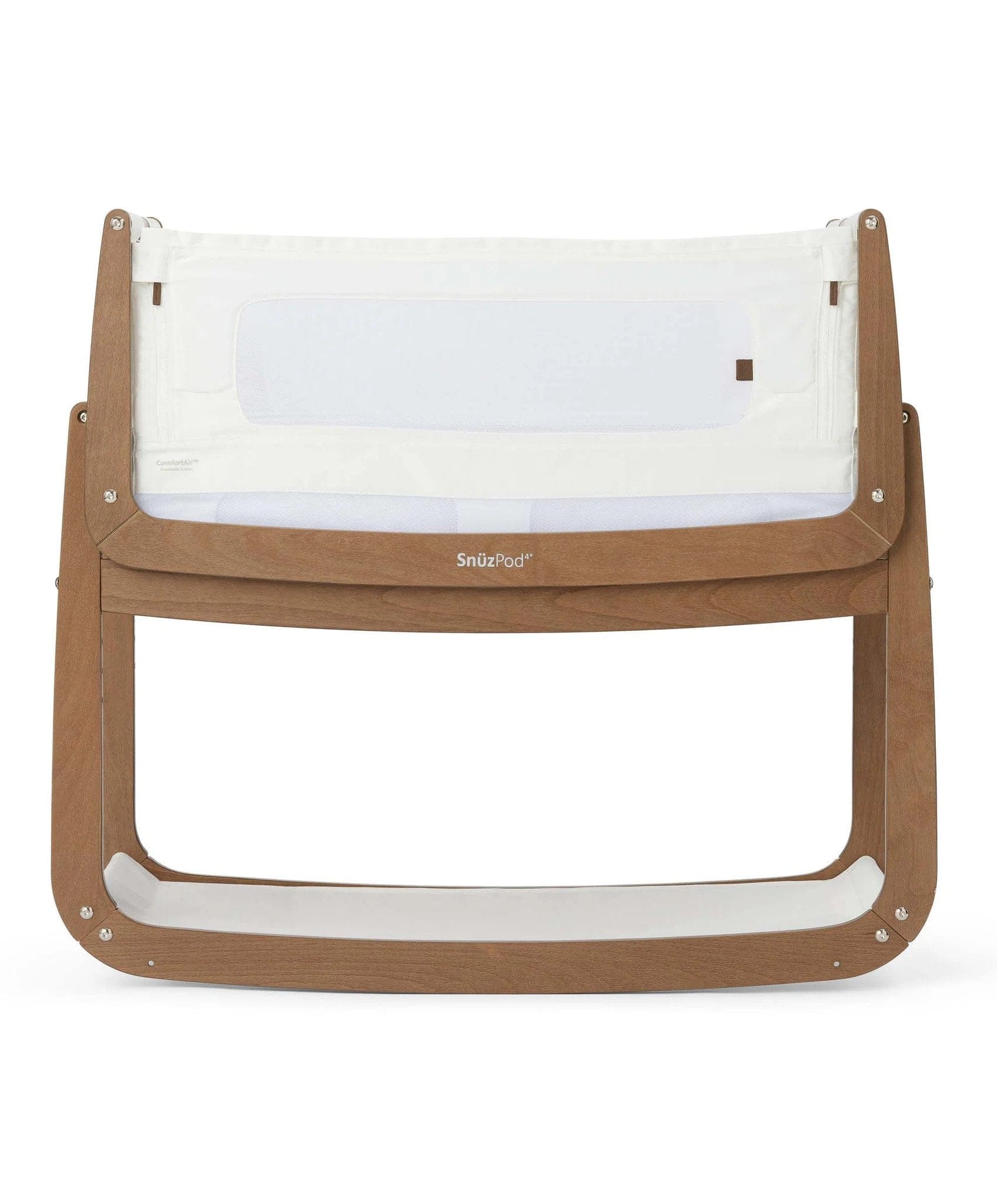 SnuzPod 4 Bedside Crib Comfort Bundle in Natural Edit Walnut Cribs 15271-WAL 5060730245367