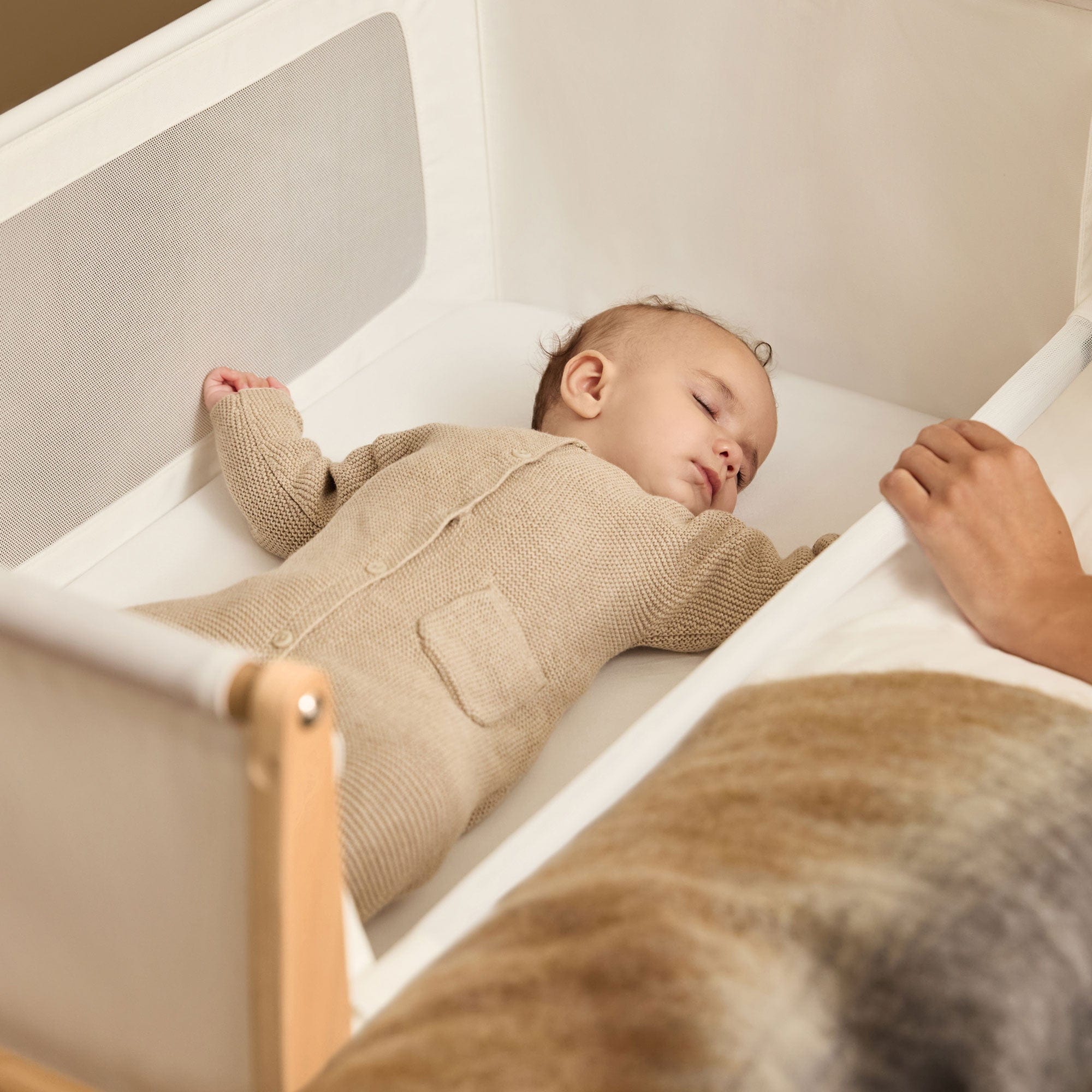 Bedside Cribs Crib Reviews 2019 SnuzPod Bedside Crib In Natural