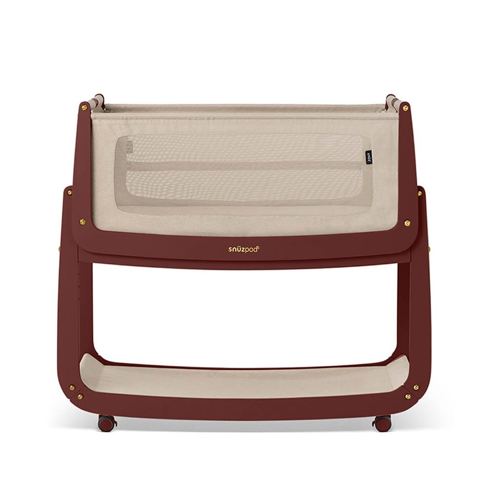 SnuzPod 5 Bedside Crib in Rouge Cribs FN050I 5061061517567