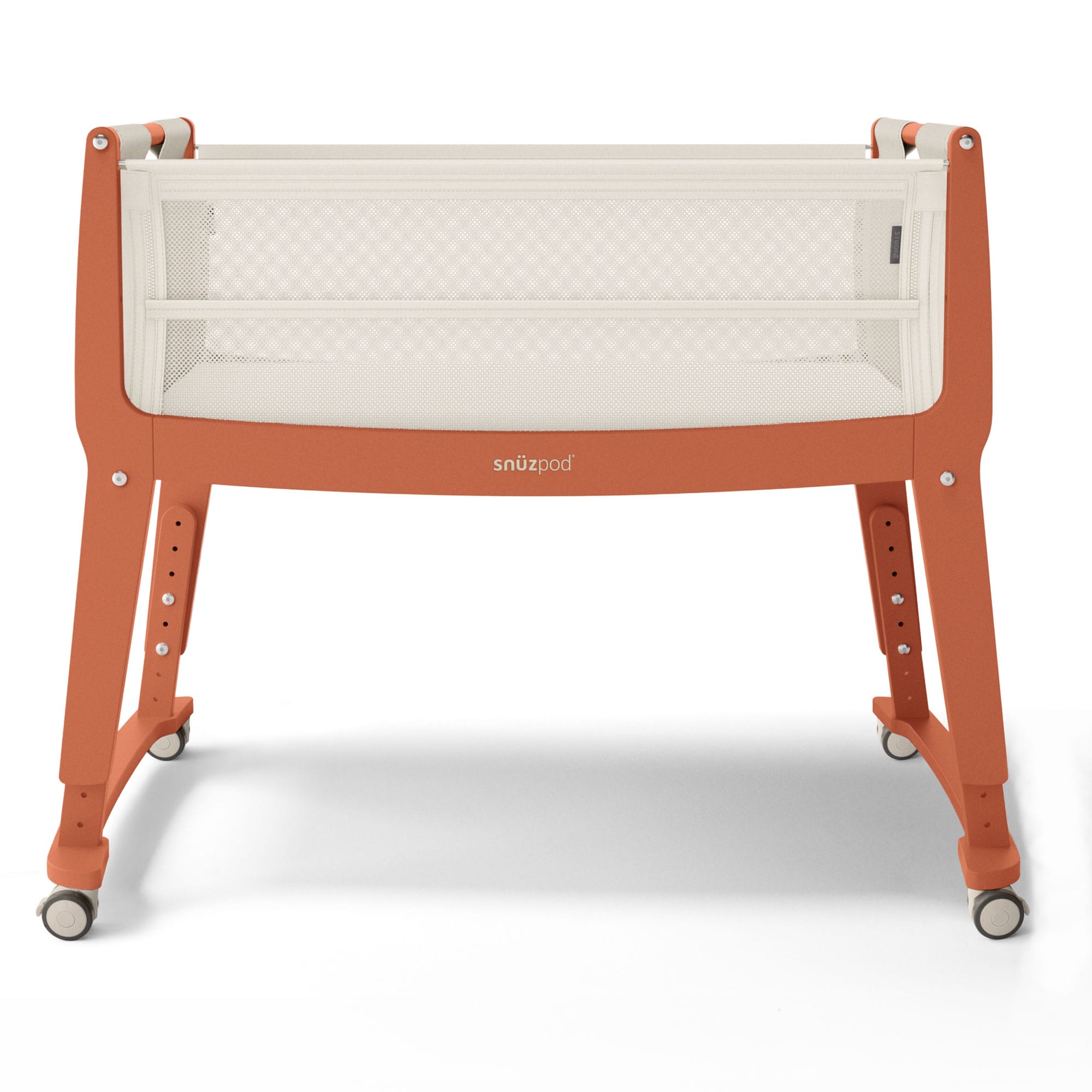SnuzPod Studio Bedside Crib in Florence Ember Cribs FN032L 5061061517581