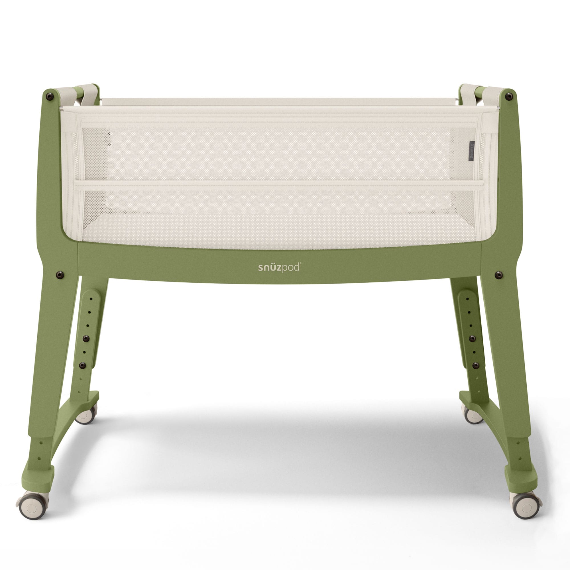 SnuzPod Studio Bedside Crib in Tokyo Matcha Cribs FN032J 5061061517598