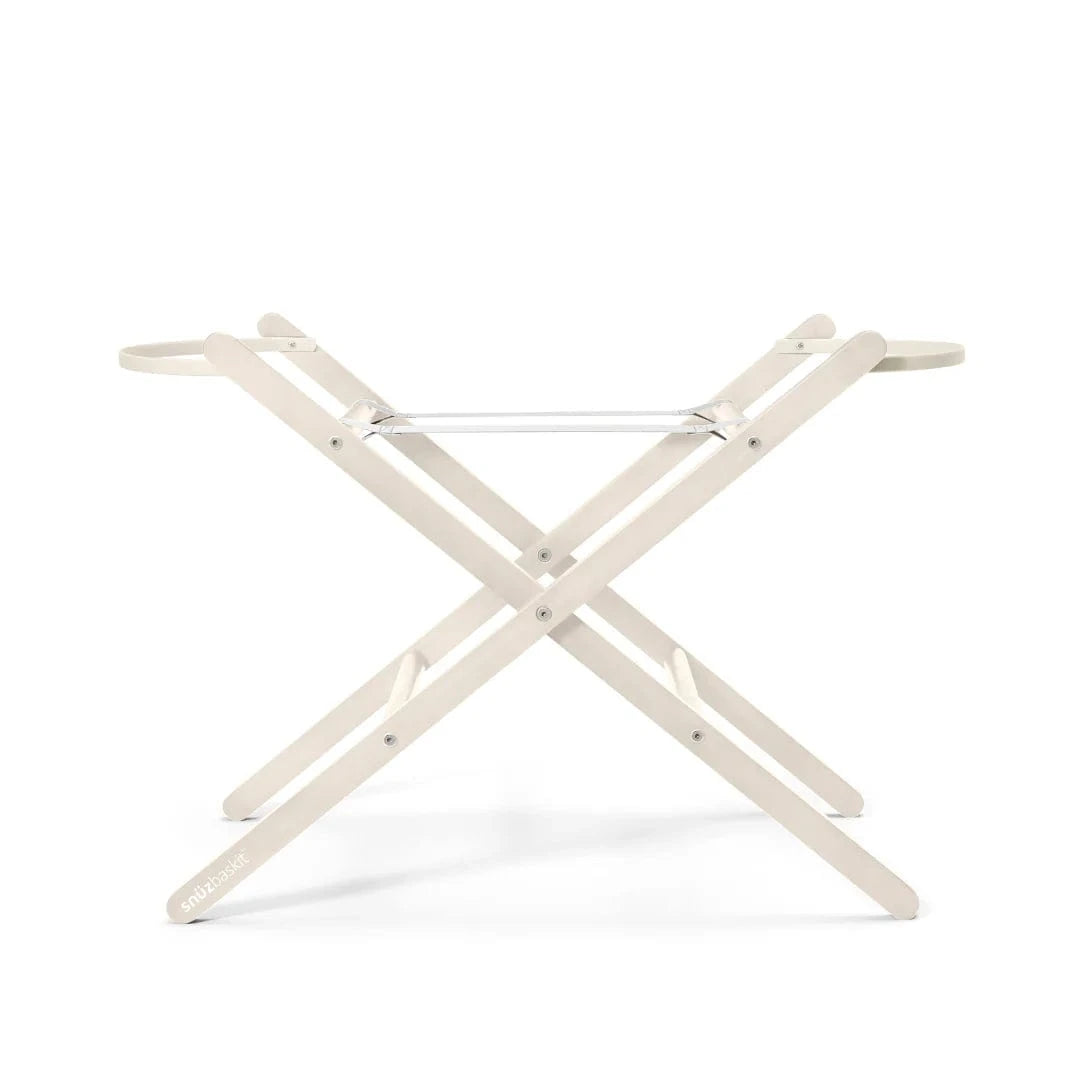 SnüzPod Baskit with Cashmere Stand in Barley Moses Baskets & Stands FSB001DF 5061061510384