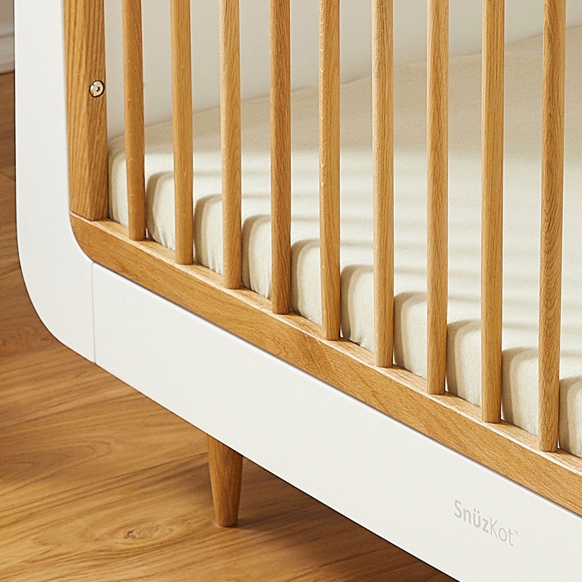 SnüzKot Skandi 3 Piece Nursery Furniture Set in Oak Nursery Room Sets FN018NL 5060730245664