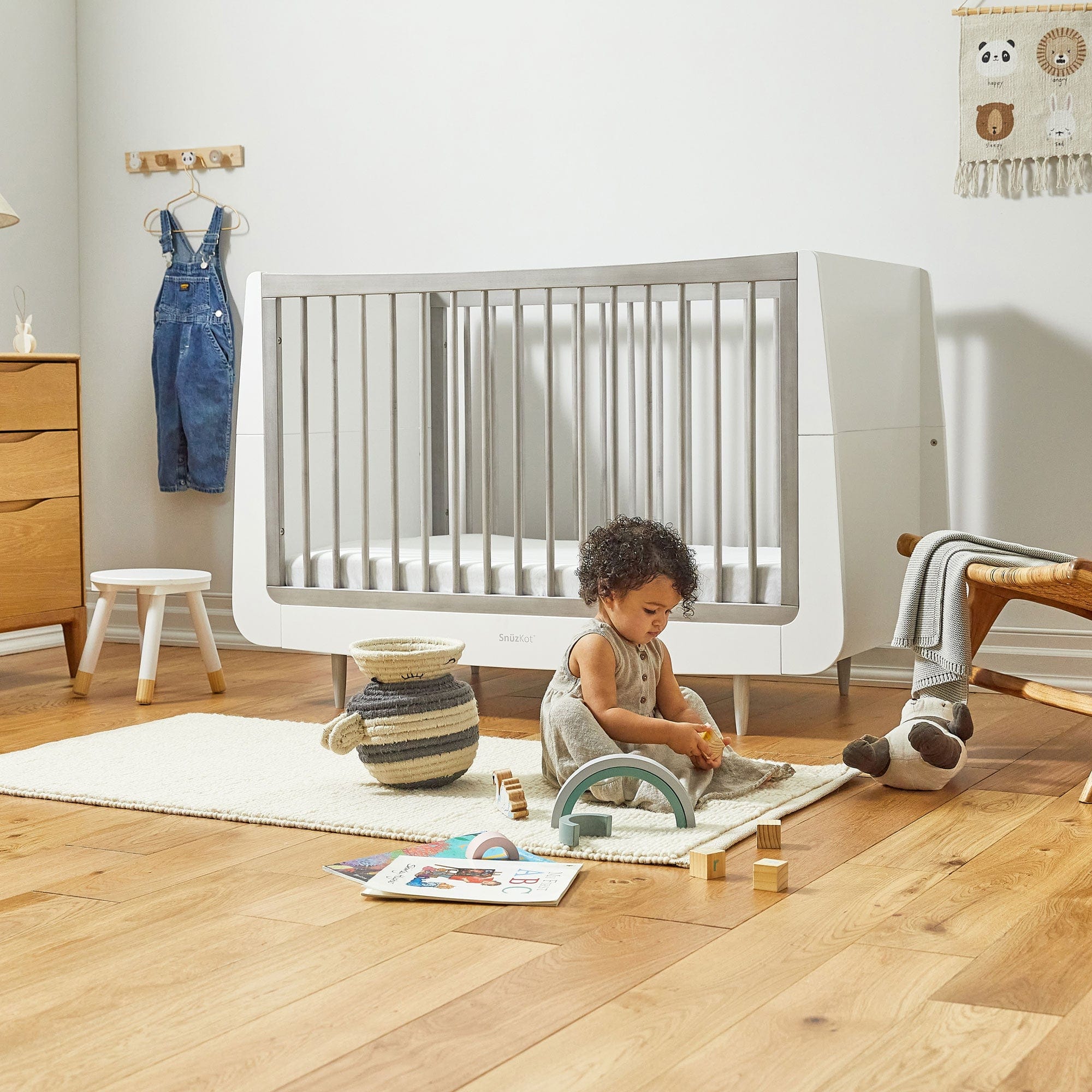 SnüzKot Skandi 3 Piece Nursery Furniture Set in Silver Birch Nursery Room Sets FN018NM 5060730245671