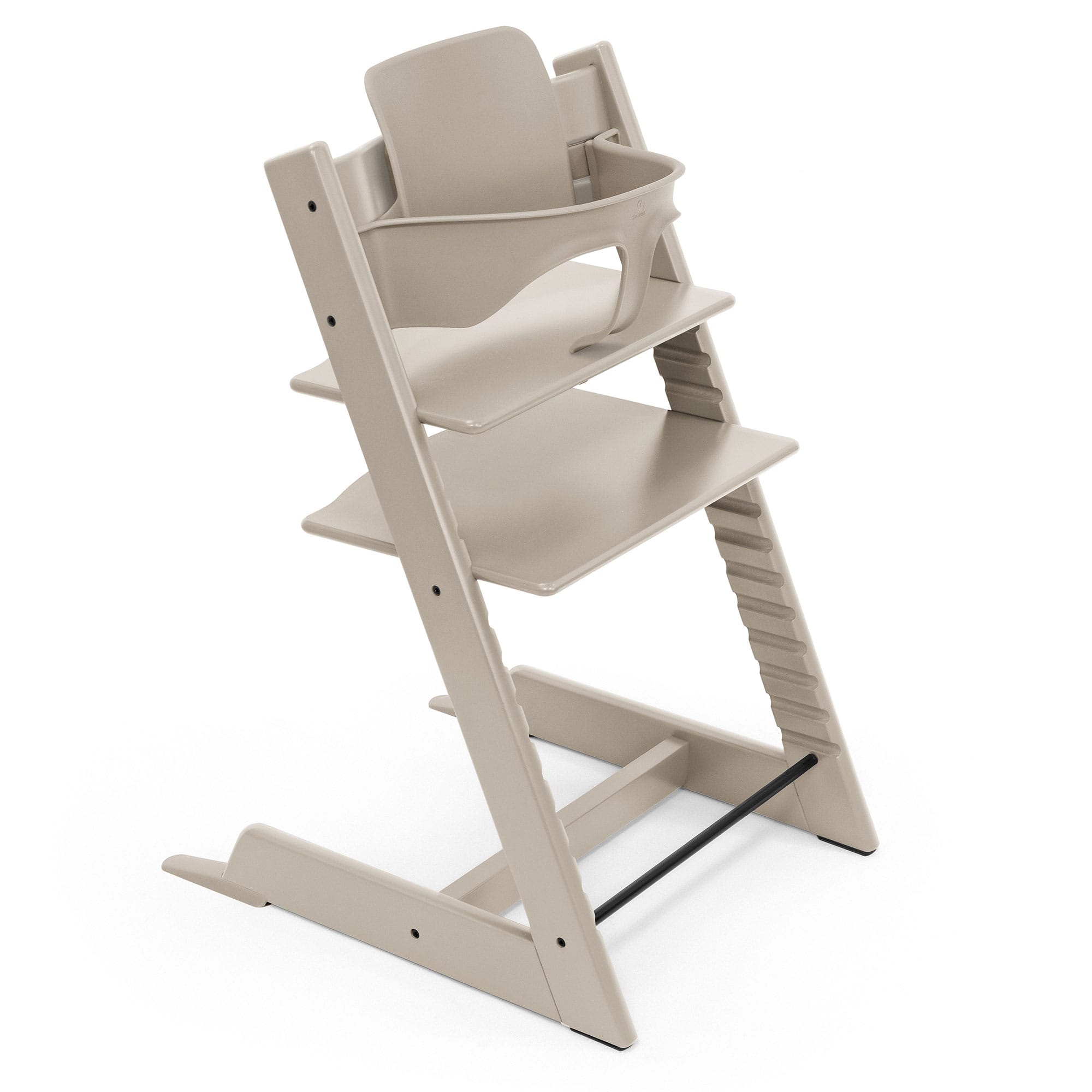Stokke Tripp Trapp Highchair and Baby Set in Cashmere Grey Baby Highchairs 100147-1 7040351001472