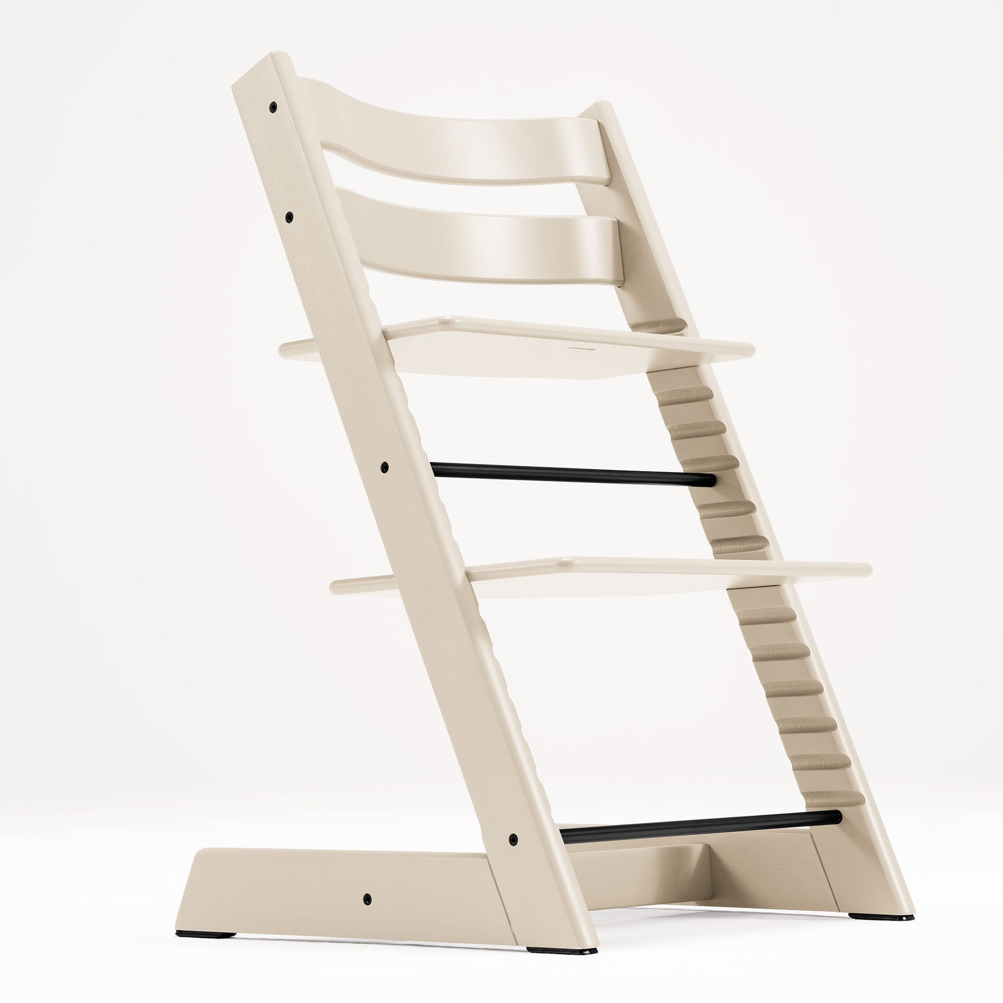 Stokke Tripp Trapp Highchair and Baby Set & Tray in Vanilla White Baby Highchairs