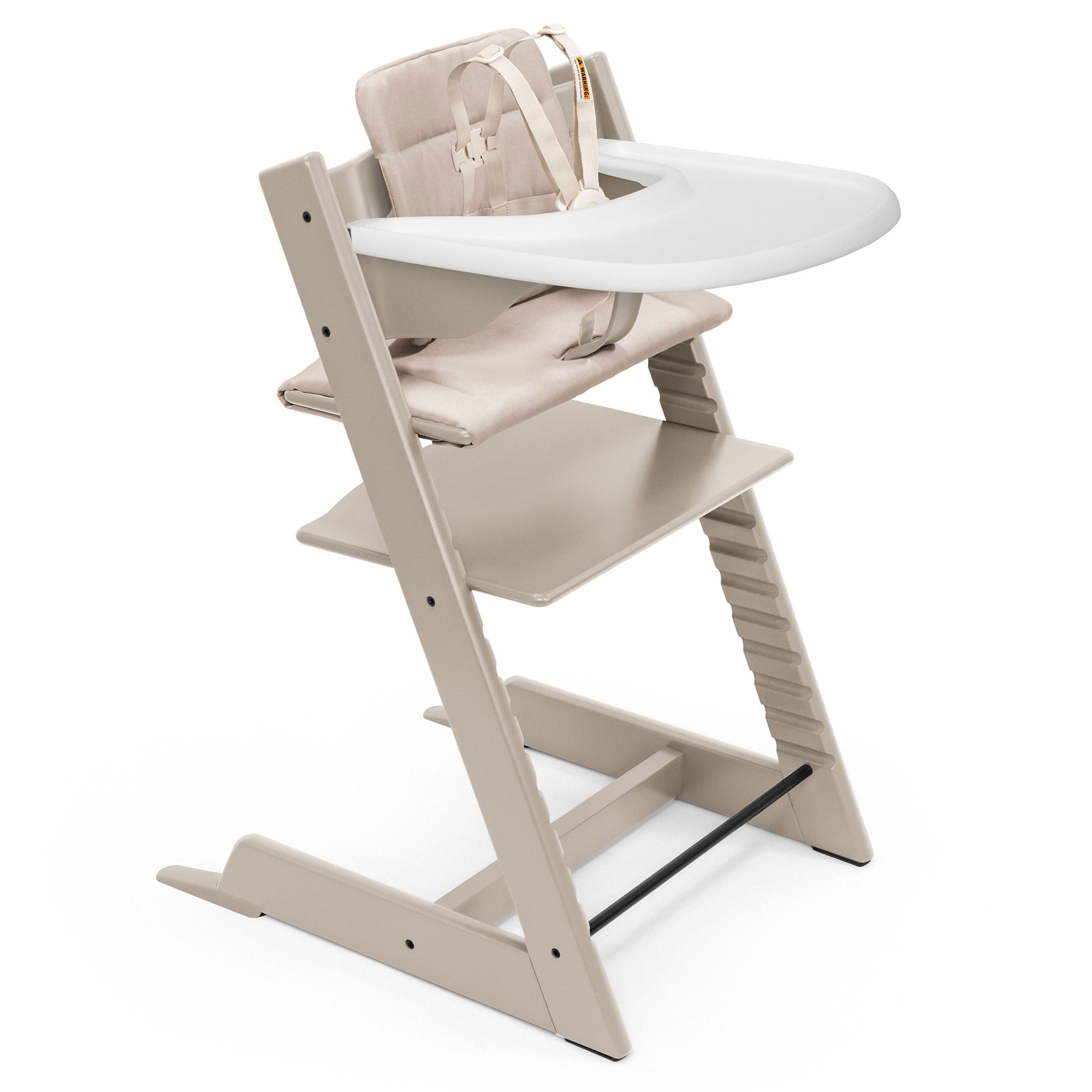 Stokke Tripp Trapp Highchair Complete Bundle in Cashmere Grey Baby Highchairs 100147-5 7040351001472