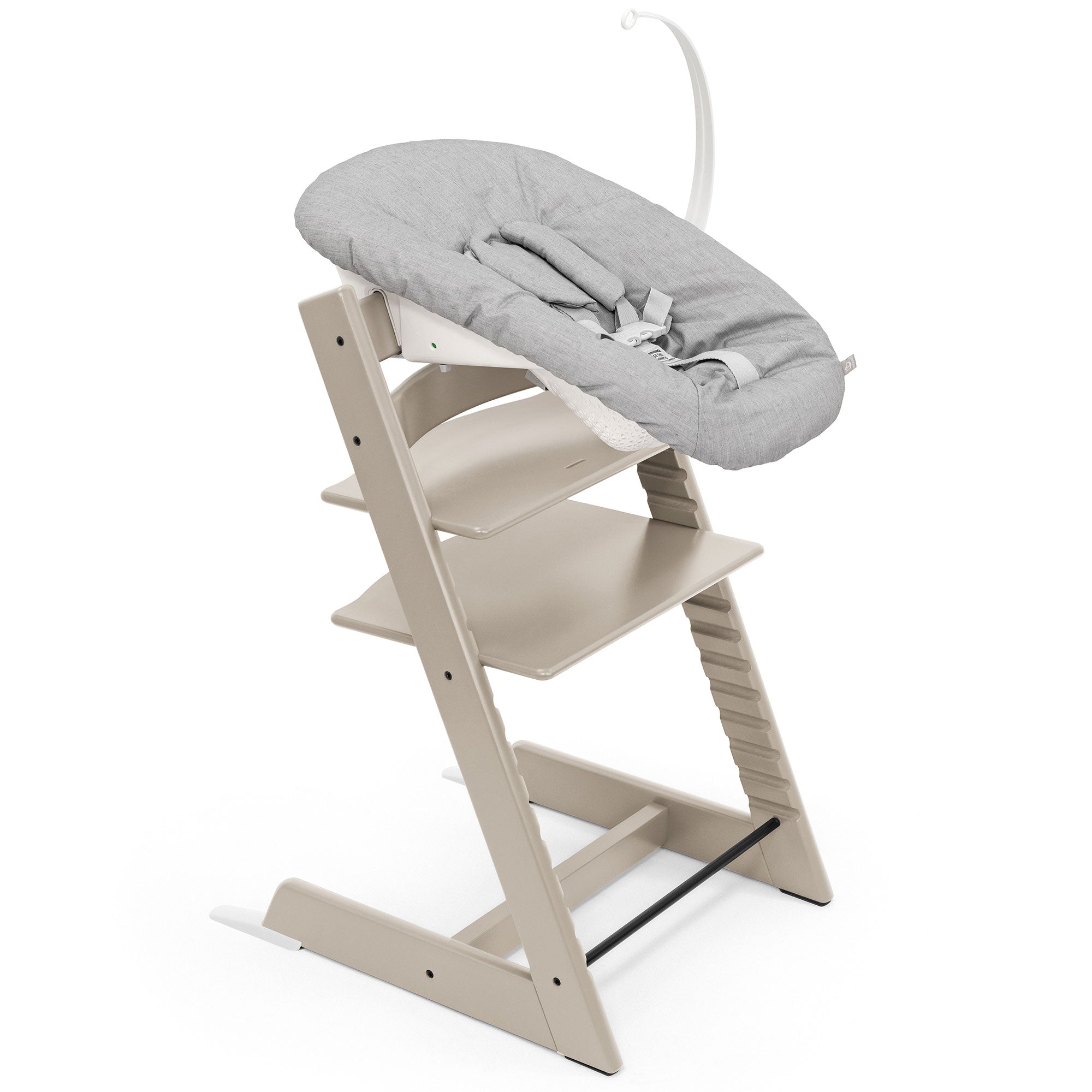 Stokke Tripp Trapp Highchair Complete Bundle in Cashmere Grey Baby Highchairs 100147-5 7040351001472