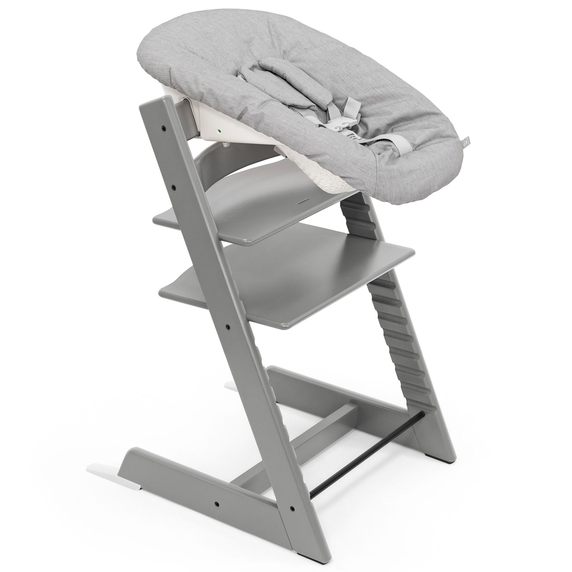 Stokke Tripp Trapp Highchair Complete Bundle in Storm Grey Baby Highchairs 21308-CMPL-SG 7040351001250
