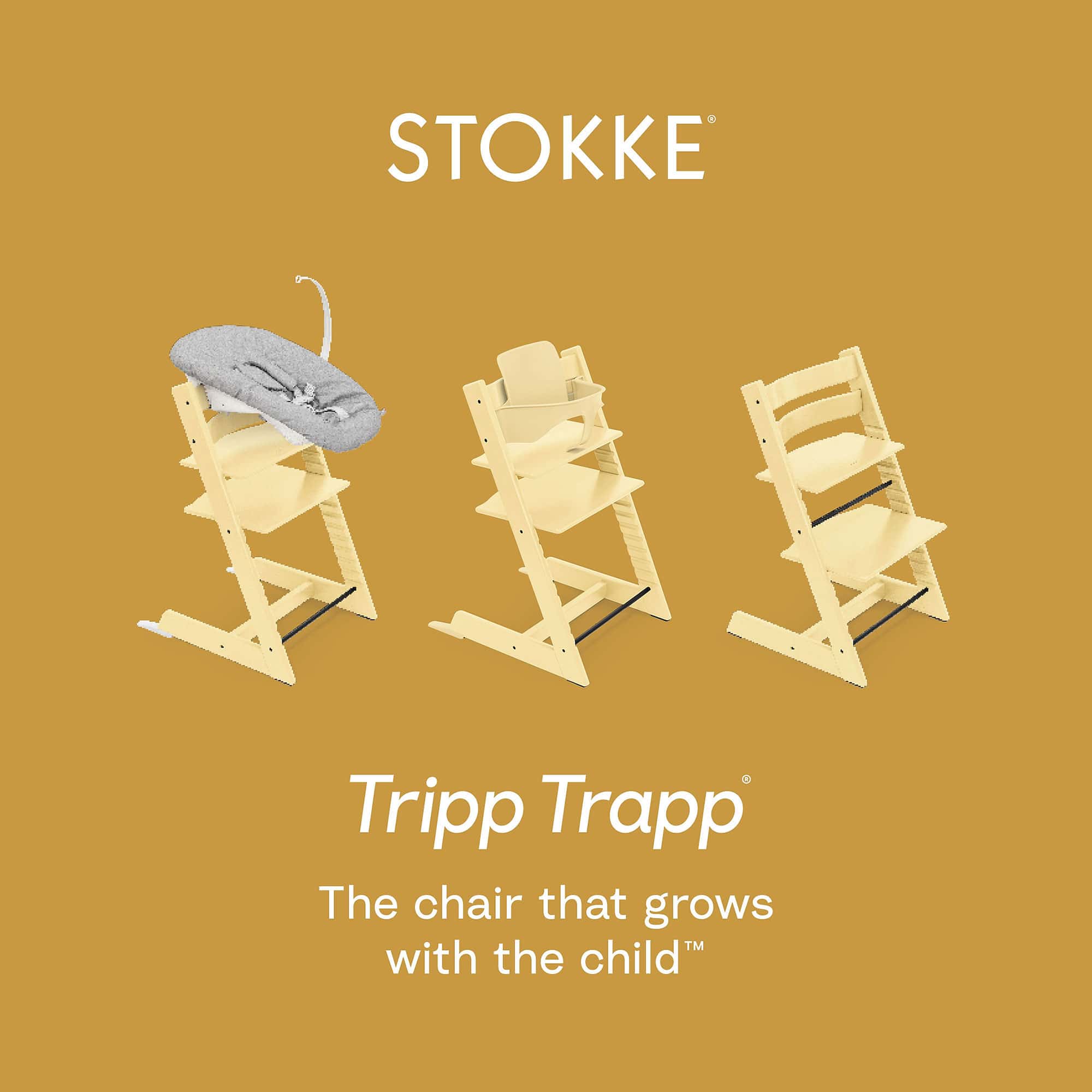 Stokke Tripp Trapp Highchair in Lemon Yellow