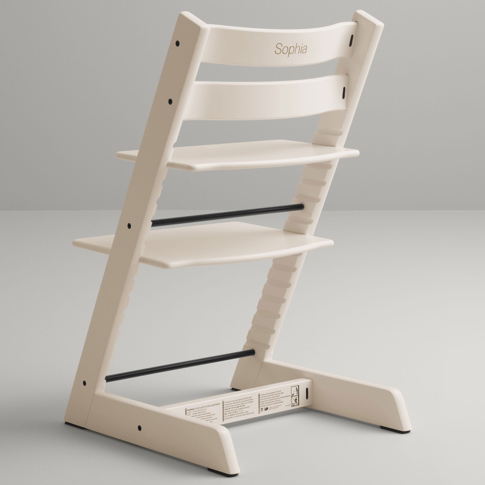 Stokke Tripp Trapp Highchair in Vanilla White Baby Highchairs 100142 7040351001427