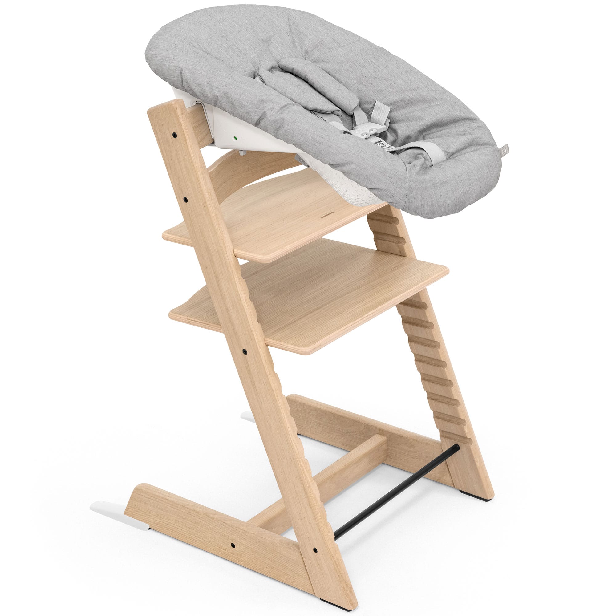Stokke Tripp Trapp Highchair Newborn & Baby Set Bundle in Natural (Oak) Baby Highchairs 21168-CHR-NBN-BBY-NO 7040354952016