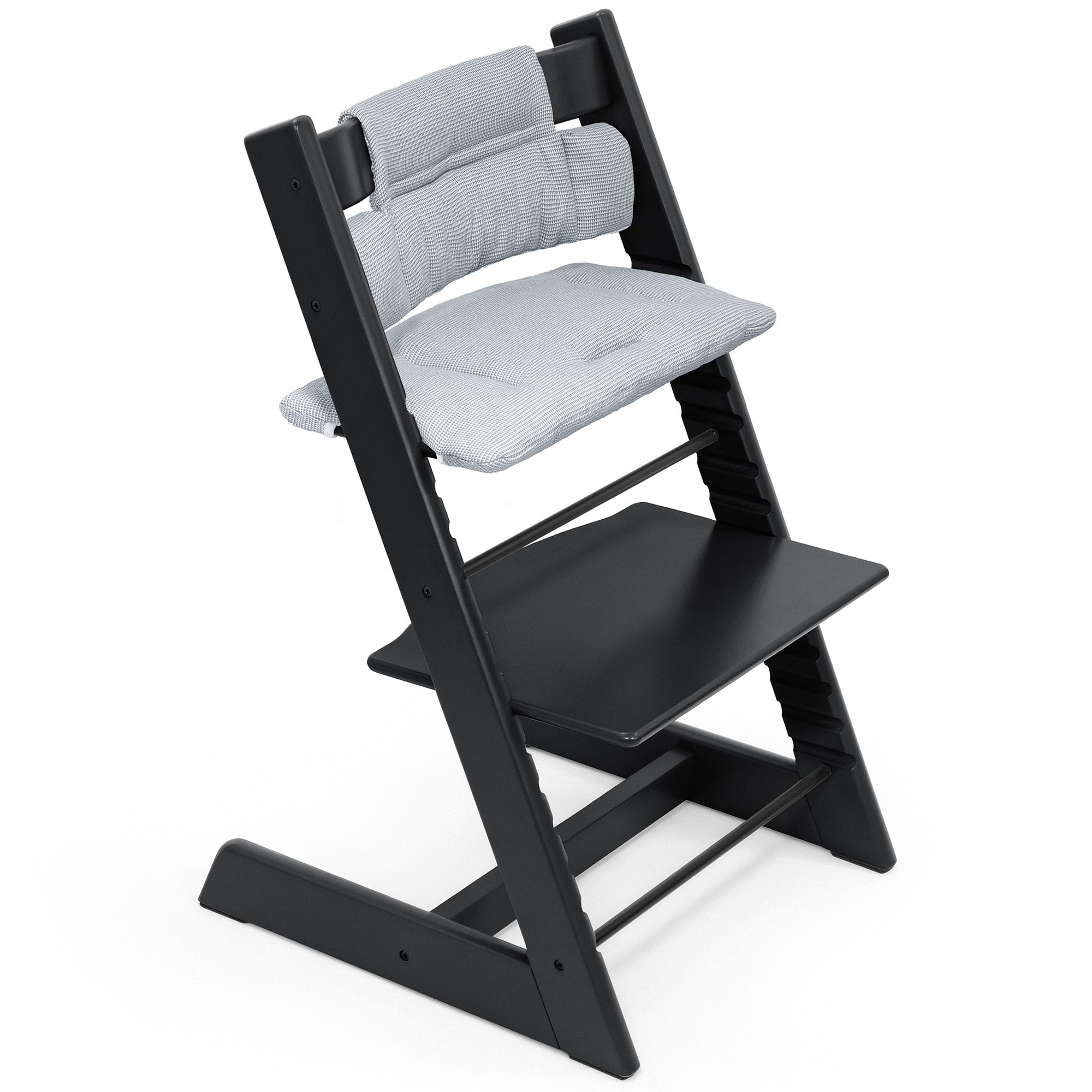 Stokke Tripp Trapp Highchair with Cushion & Baby Set in Black Baby Highchairs