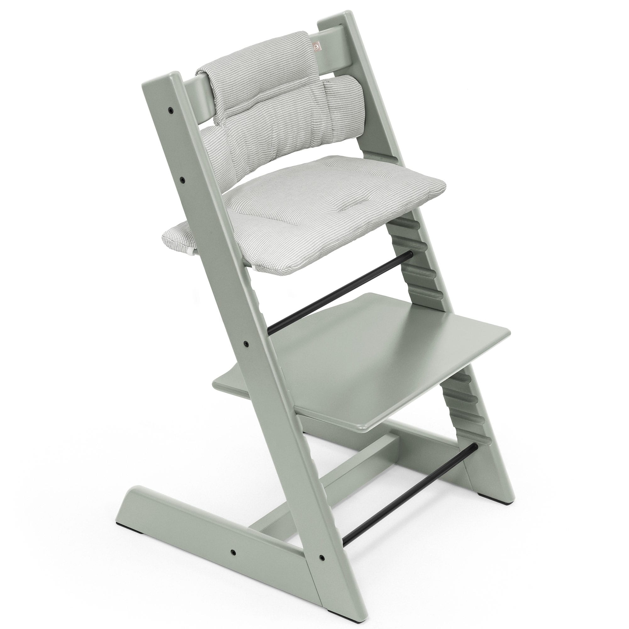 Stokke Tripp Trapp Highchair with Cushion & Baby Set in Glacier Green Baby Highchairs