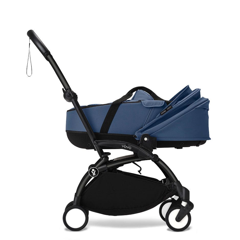 Stokke® YOYO³ Complete Pram - White/Air France Blue Baby Prams 16459-PRA-NAV 7040356474097