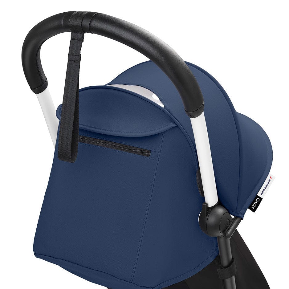 Stokke® YOYO³ Complete Pram - White/Air France Blue Baby Prams 16459-PRA-NAV 7040356474097