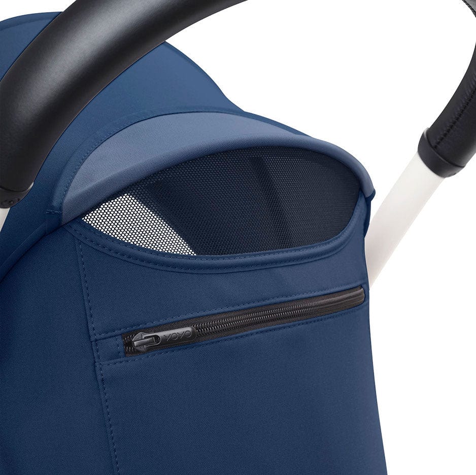 Stokke® YOYO³ Complete Pram - White/Air France Blue Baby Prams 16459-PRA-NAV 7040356474097