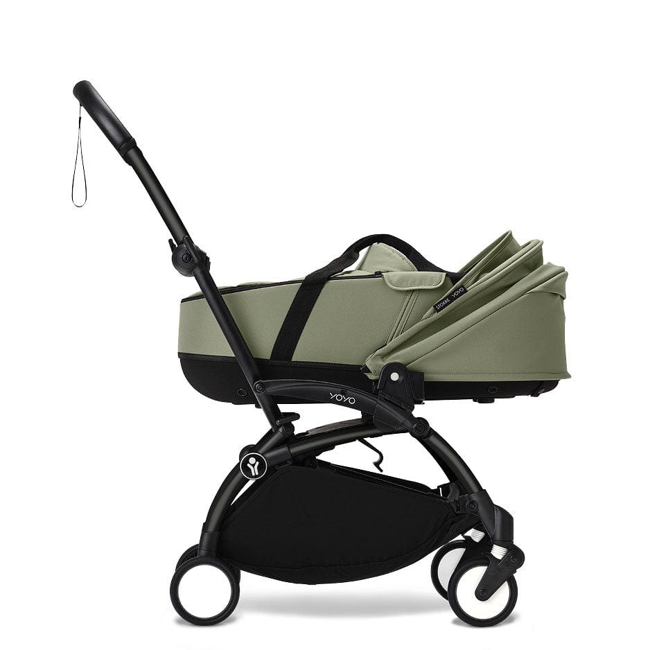 Stokke® YOYO³ Complete Pram - White/Olive Baby Prams 16463-PRA-OLI 7040356474110