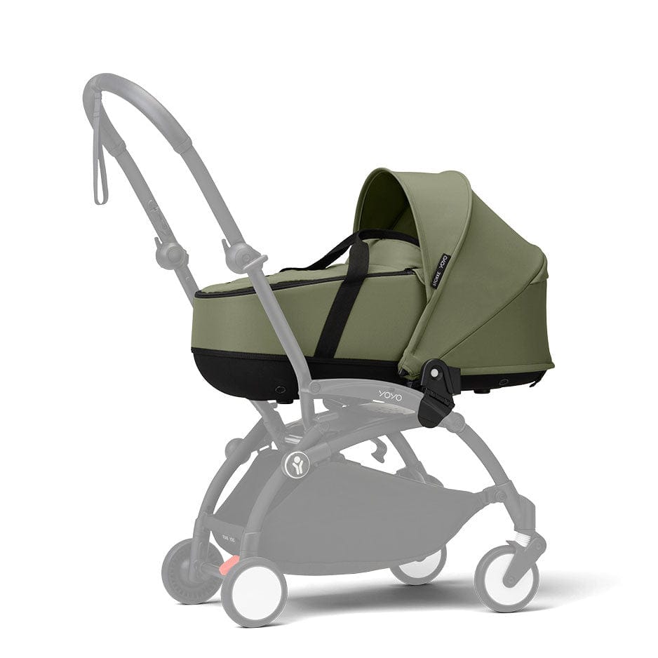 Stokke® YOYO³ Complete Pram - White/Olive Baby Prams 16463-PRA-OLI 7040356474110