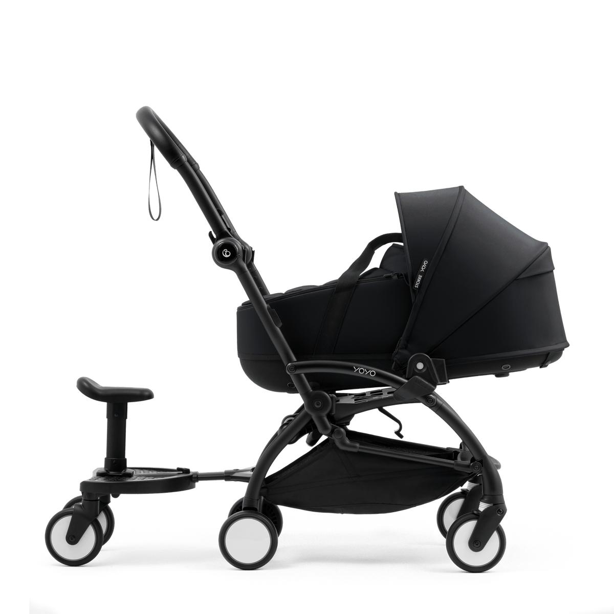 YOYO 5 Stroller with Bassinet in Black Baby Prams