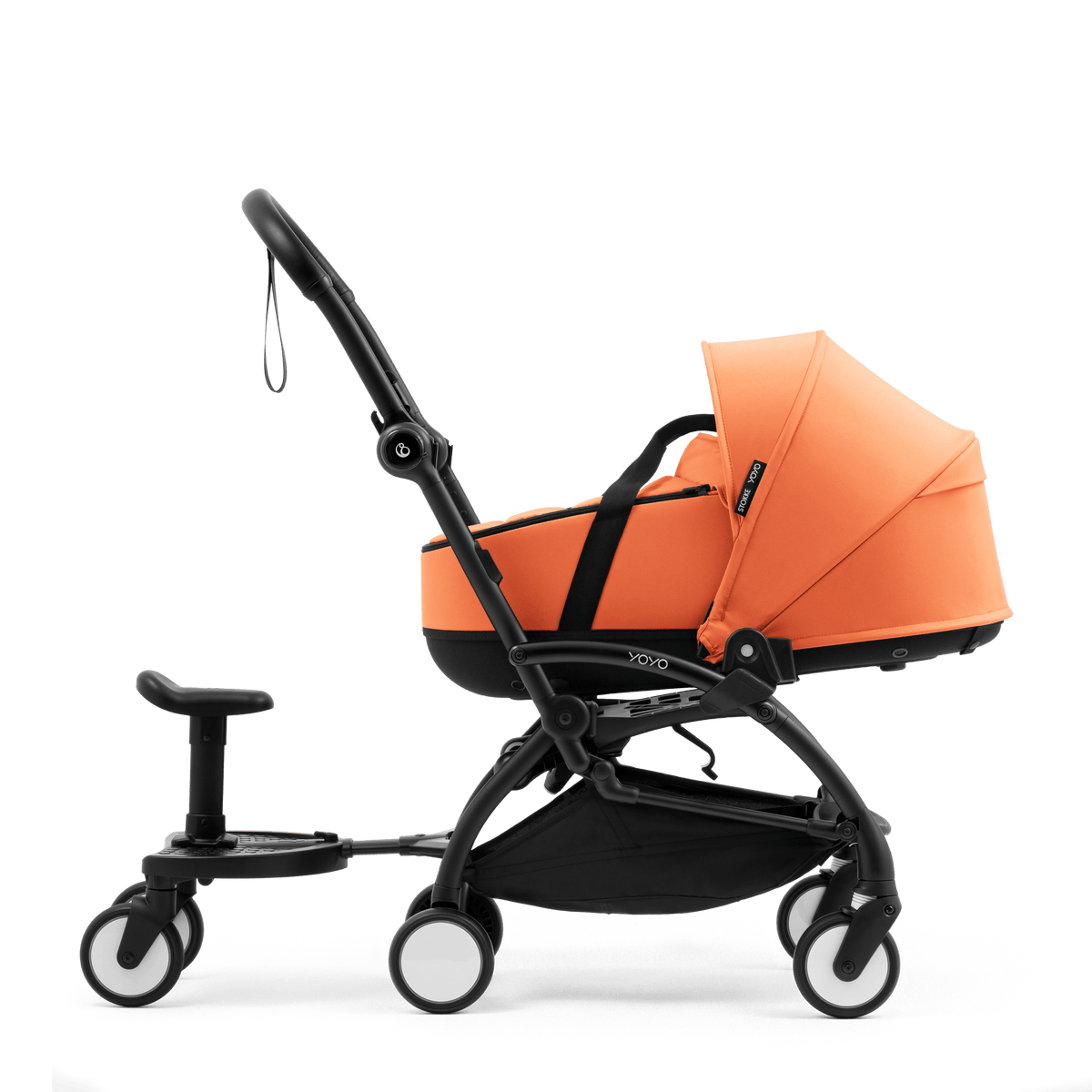 YOYO 5 Stroller with Bassinet in Peach Baby Prams 24083-PEA 7040356991044