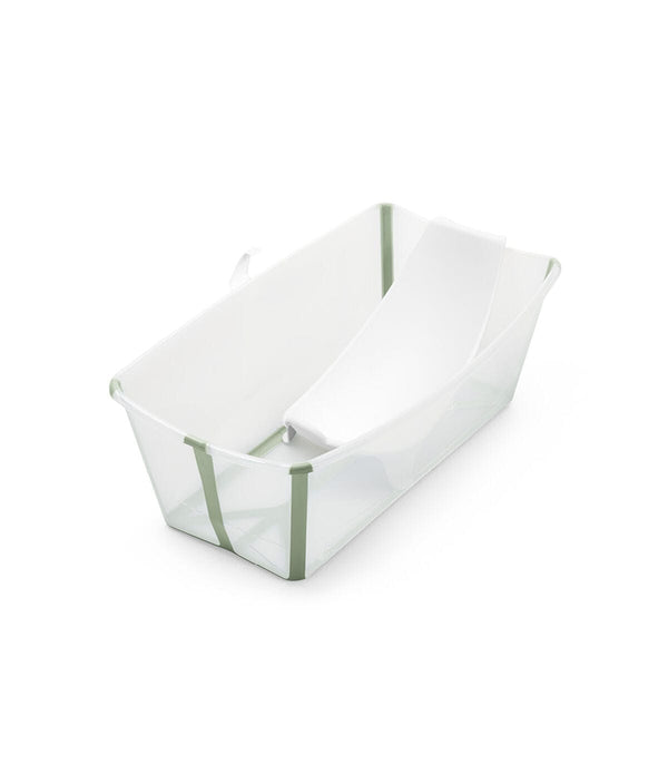 Stokke Flexi Bath® with Newborn Support in Transparent Green Bathing & Grooming 531508