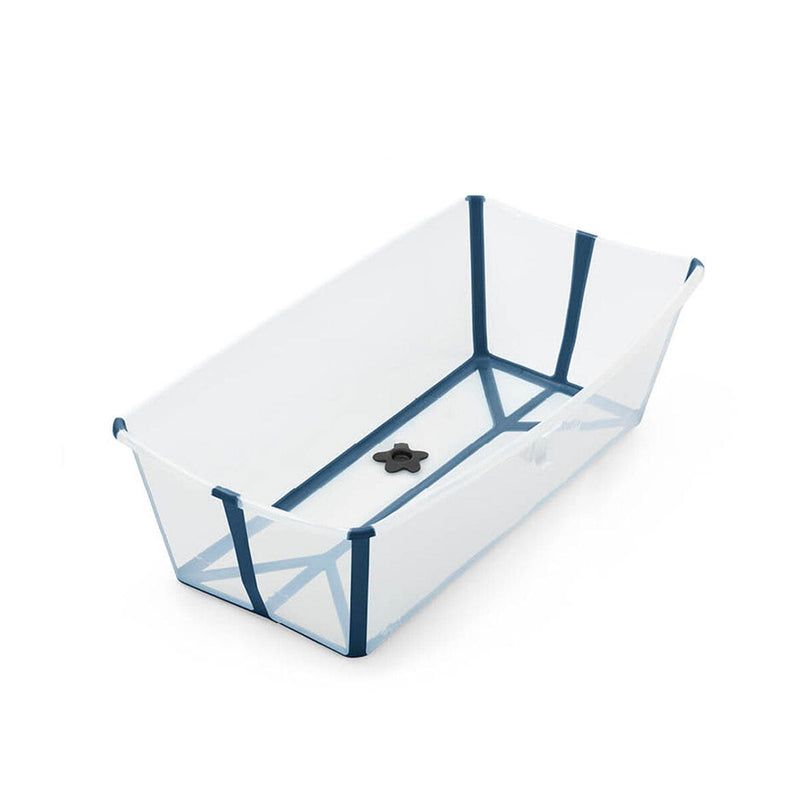 Stokke Flexi Bath® X-Large with Newborn Support in Transparent Blue Bathing & Grooming 639602 7040356396023