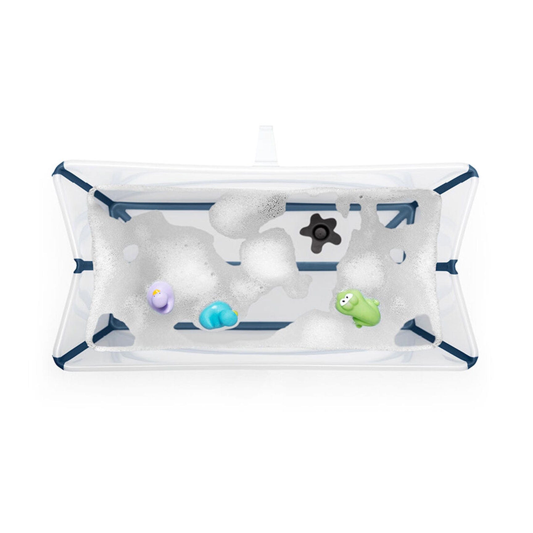 Stokke Flexi Bath® X-Large with Newborn Support in Transparent Blue Bathing & Grooming 639602 7040356396023