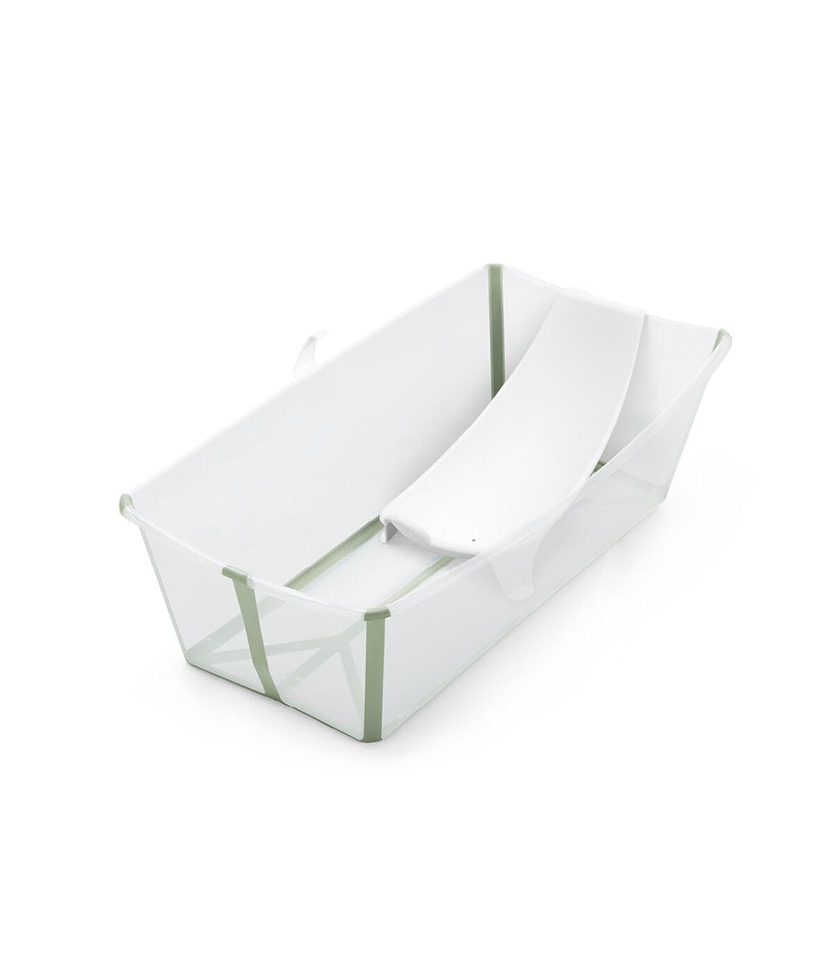 Stokke Flexi Bath® X-Large with Newborn Support in Transparent Green Bathing & Grooming 639604 7040356396016
