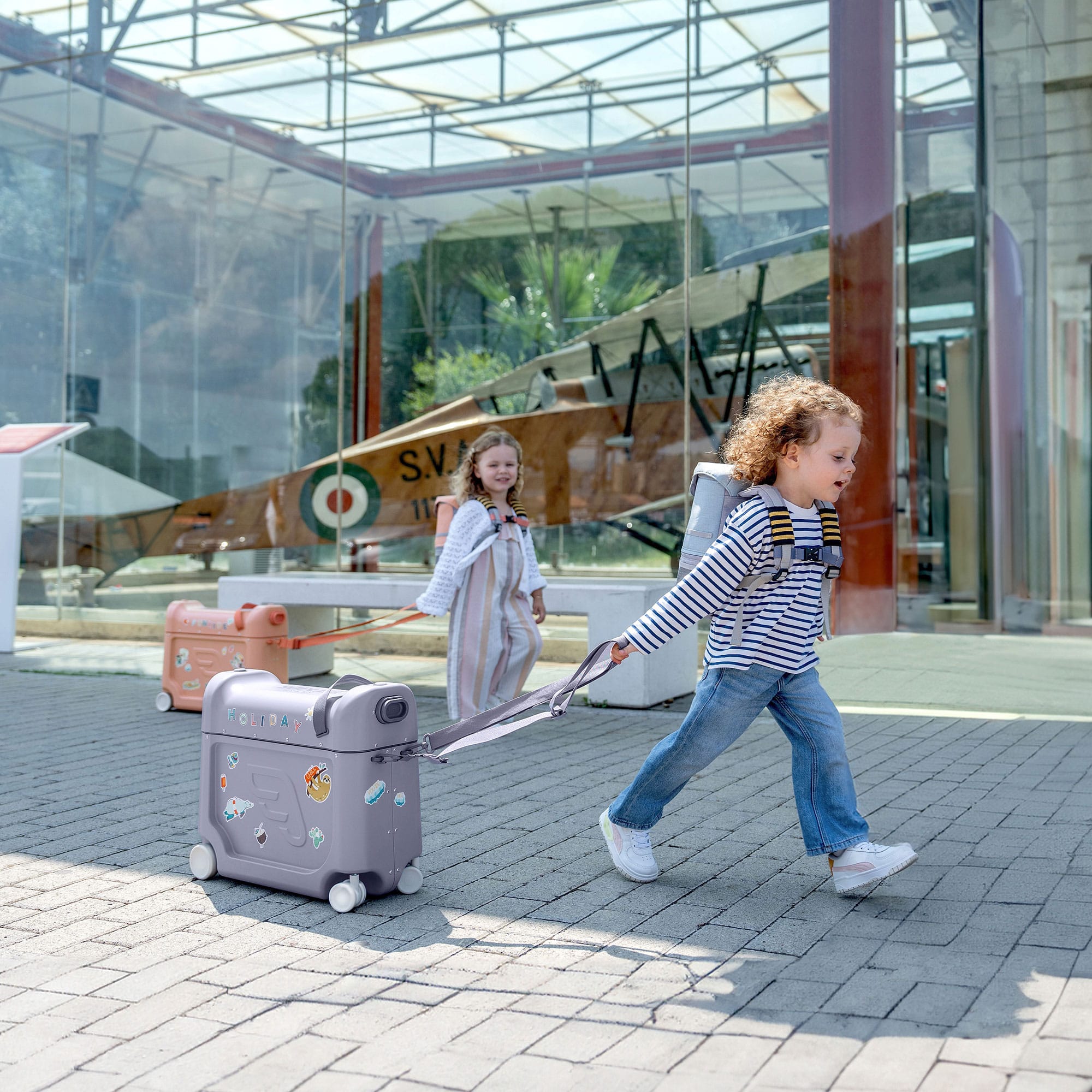 Stokke Jetkids Bed Box in Hazy Lilac Buggy & Ride-On Boards 681306 7040356813063