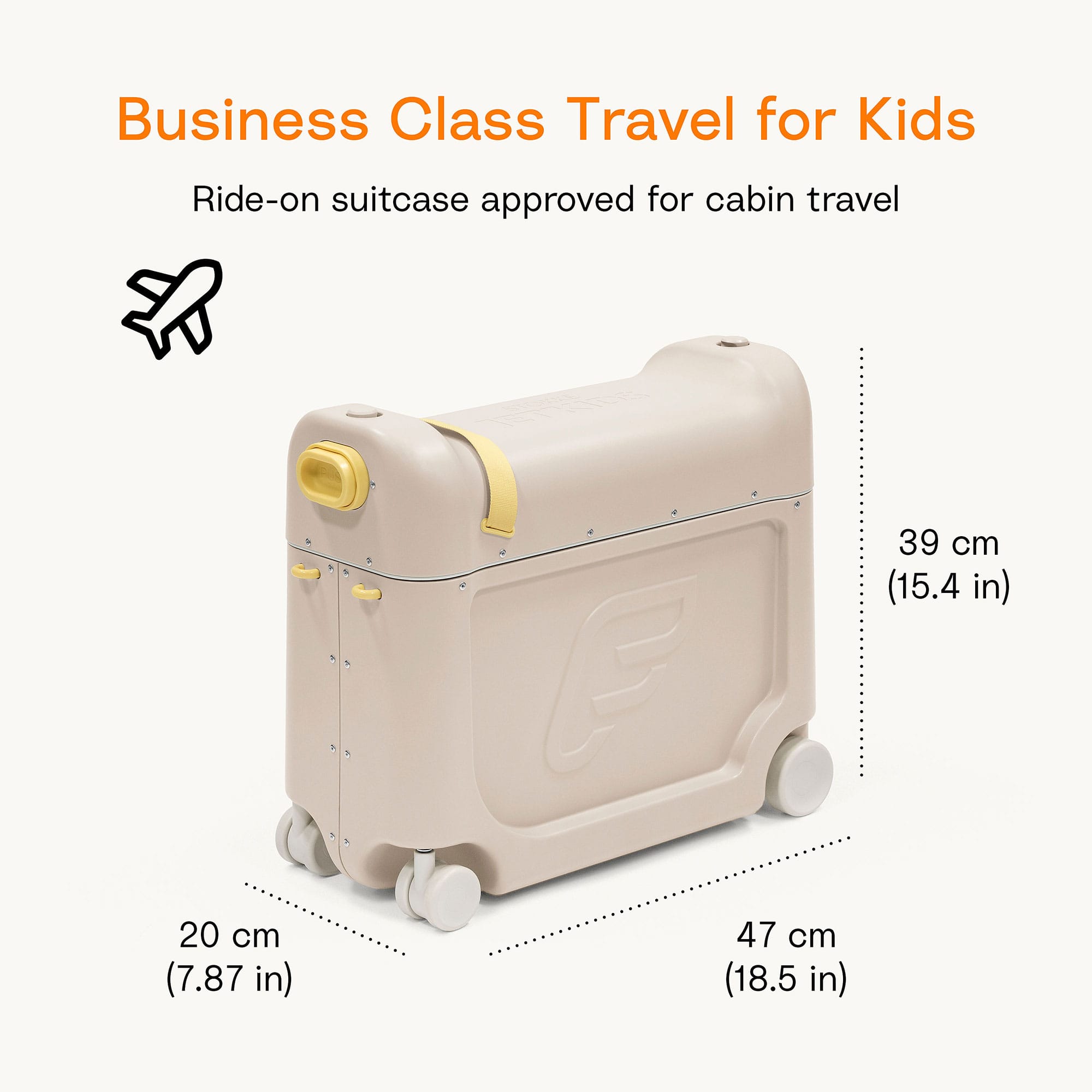 Stokke Jetkids Bed Box in Moonglow White Buggy & Ride-On Boards 681304 7040356813049