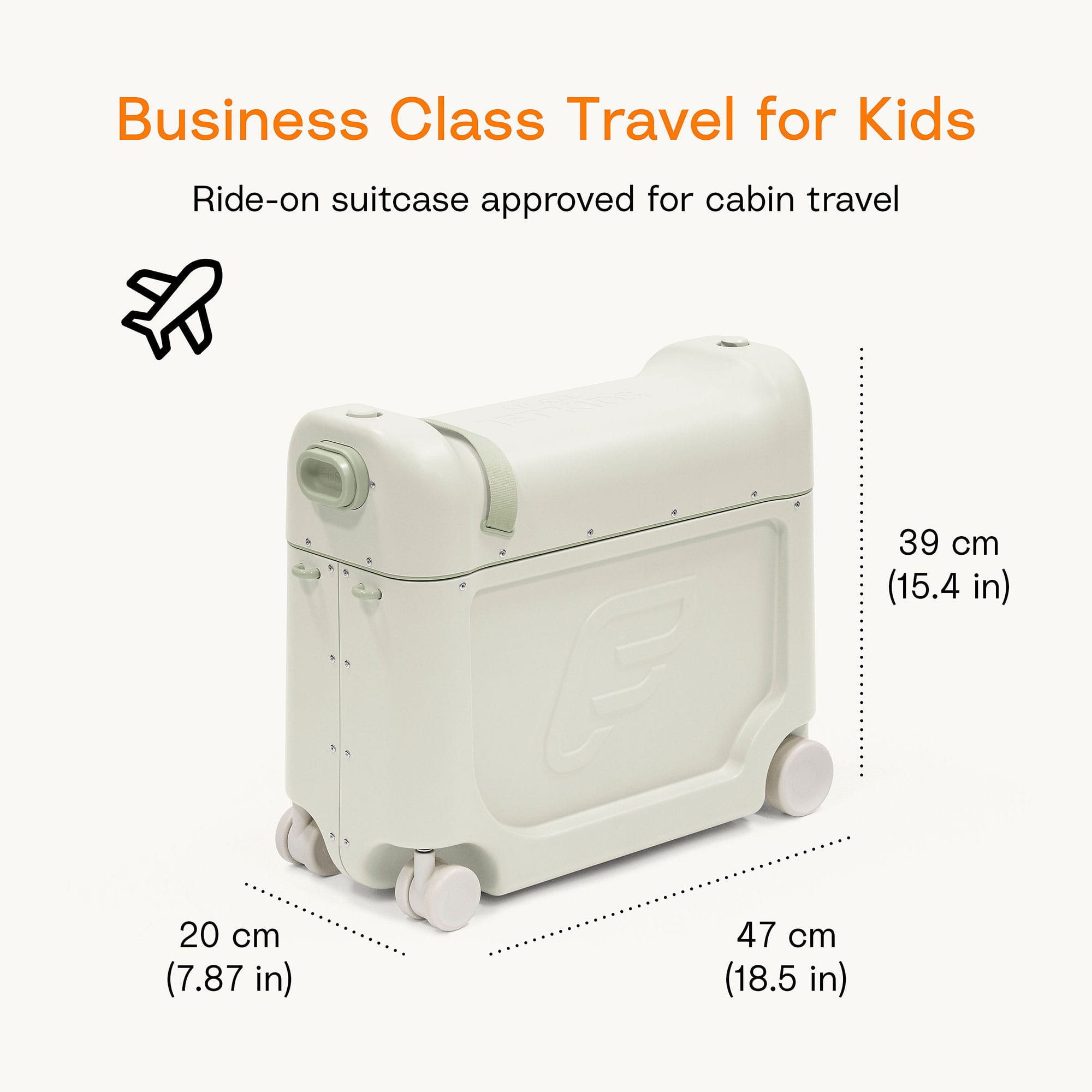 Stokke Jetkids Bed Box in Sea Green Buggy & Ride-On Boards 681303 7040356813032