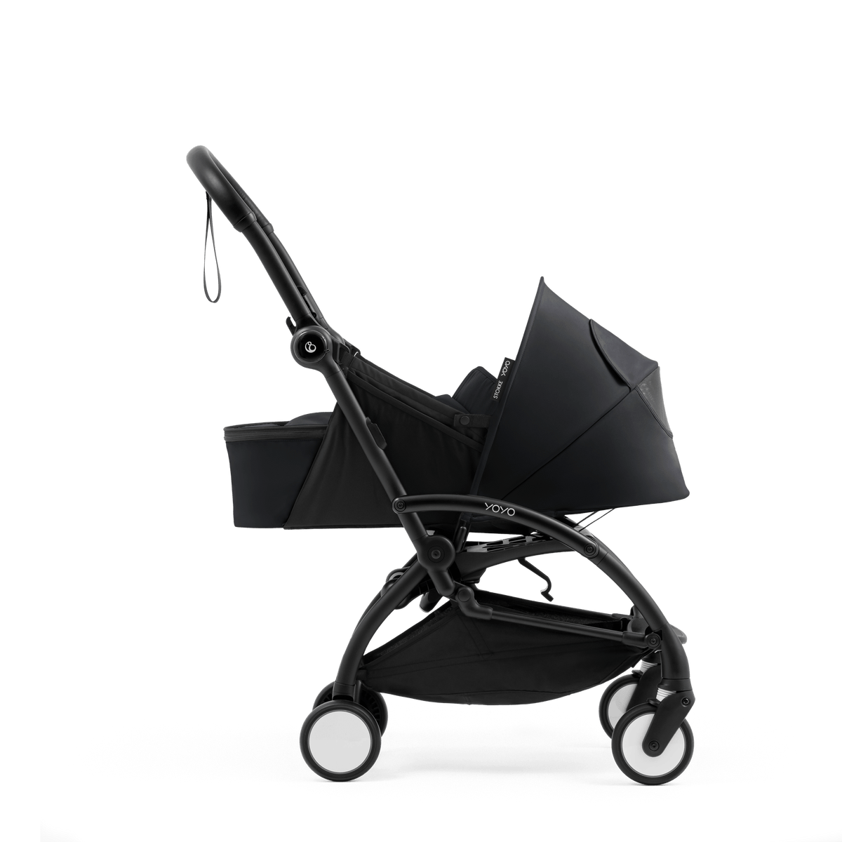 Stokke YOYO 5 Newborn Pack in Black Chassis & Carrycots 715201 7040357152017