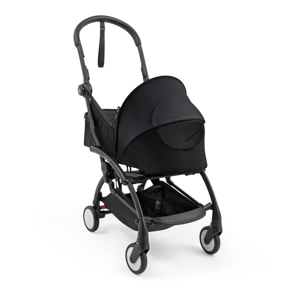 Stokke YOYO 5 Newborn Pack in Black Chassis & Carrycots 715201 7040357152017