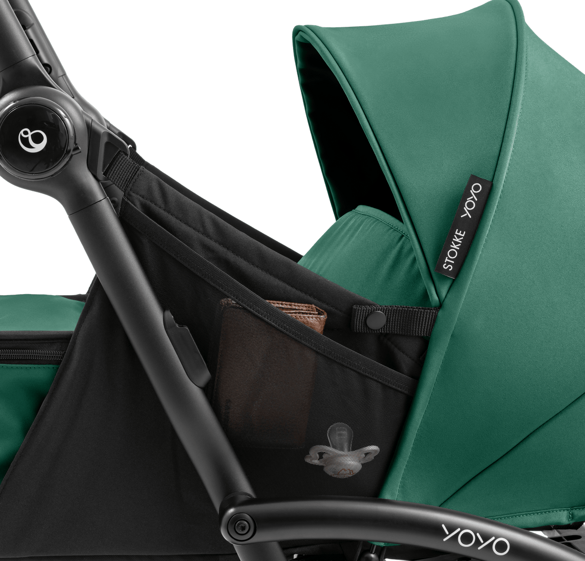 Stokke YOYO 5 Newborn Pack in Forest Chassis & Carrycots 715203 7040357152031
