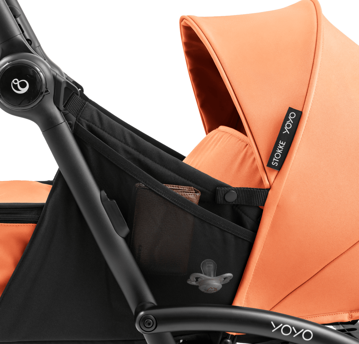 Stokke YOYO 5 Newborn Pack in Peach Chassis & Carrycots 715204 7040357152048