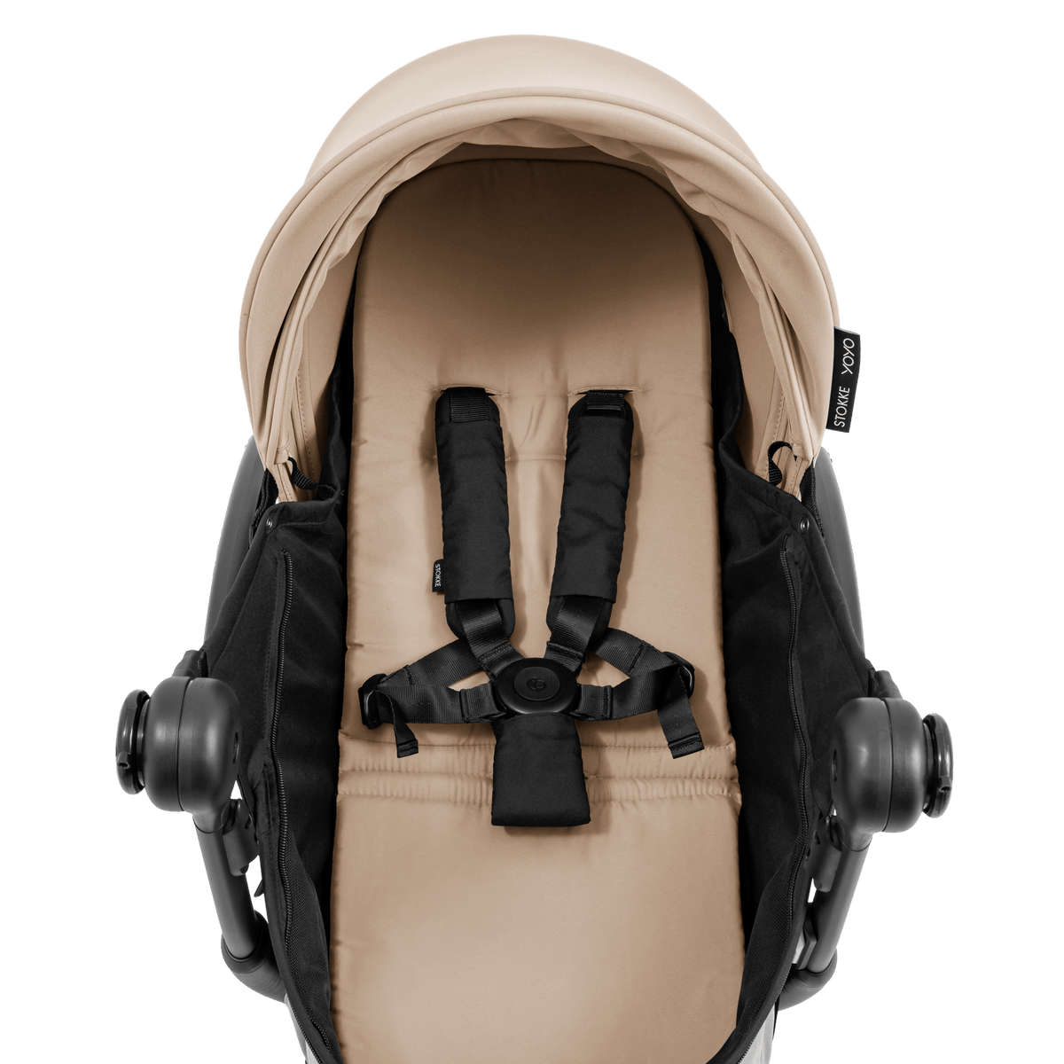 Stokke YOYO 5 Newborn Pack in Taupe Chassis & Carrycots 715202 7040357152024