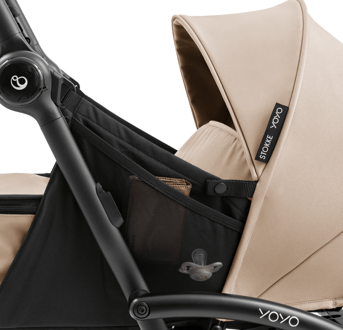Stokke YOYO 5 Newborn Pack in Taupe Chassis & Carrycots 715202 7040357152024